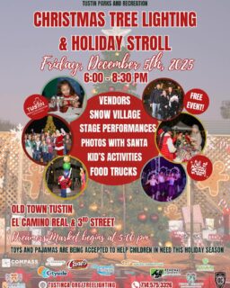 Our school choir is proud to represent St. Cecilia School at this year’s Tustin Tree Lighting. They will be performing on Friday, December 5th at 5:40 PM.
The performance will take place in Old Town Tustin, at the corner of El Camino and 3rd Street. We hope you’ll join us to support our students as they share their hard work and talent. #morethanschool #occatholicschools #catholicedoc #occatholic