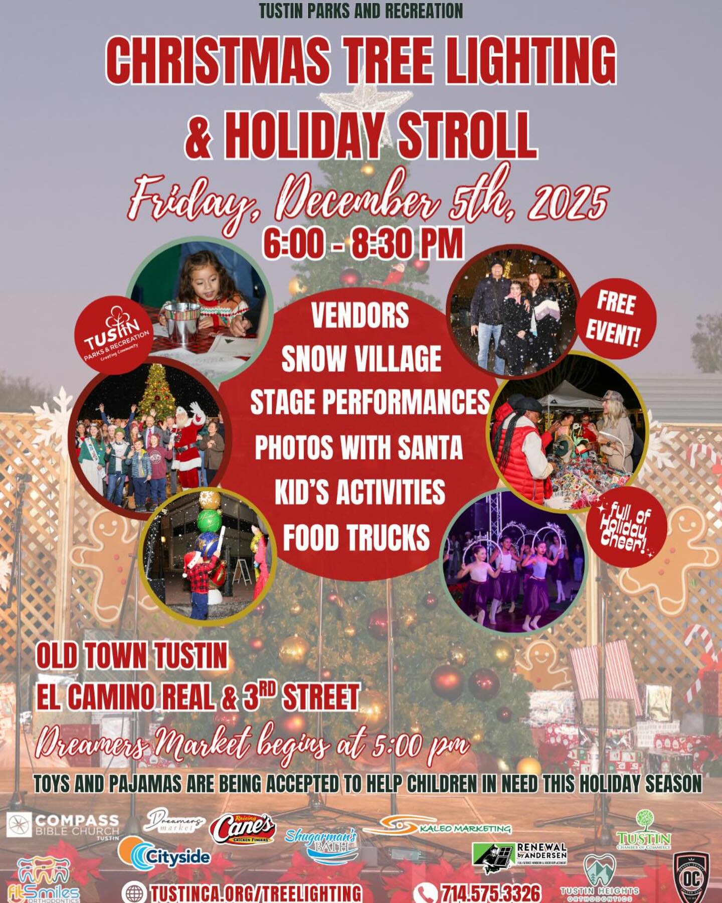 Our school choir is proud to represent St. Cecilia School at this year’s Tustin Tree Lighting. They will be performing on Friday, December 5th at 5:40 PM.
The performance will take place in Old Town Tustin, at the corner of El Camino and 3rd Street. We hope you’ll join us to support our students as they share their hard work and talent. #morethanschool #occatholicschools #catholicedoc #occatholic