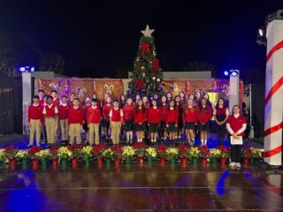 Tonight, our choir had the honor of performing at the Tustin Christmas Tree Lighting event!
They kicked off the celebration with a beautiful selection of holiday songs and did an outstanding job representing our school.
We’re so proud of their hard work, talent, and festive spirit. Great job, everyone! 🎶🎄 #morethanschool #occatholic #catholicedoc #occatholicschools